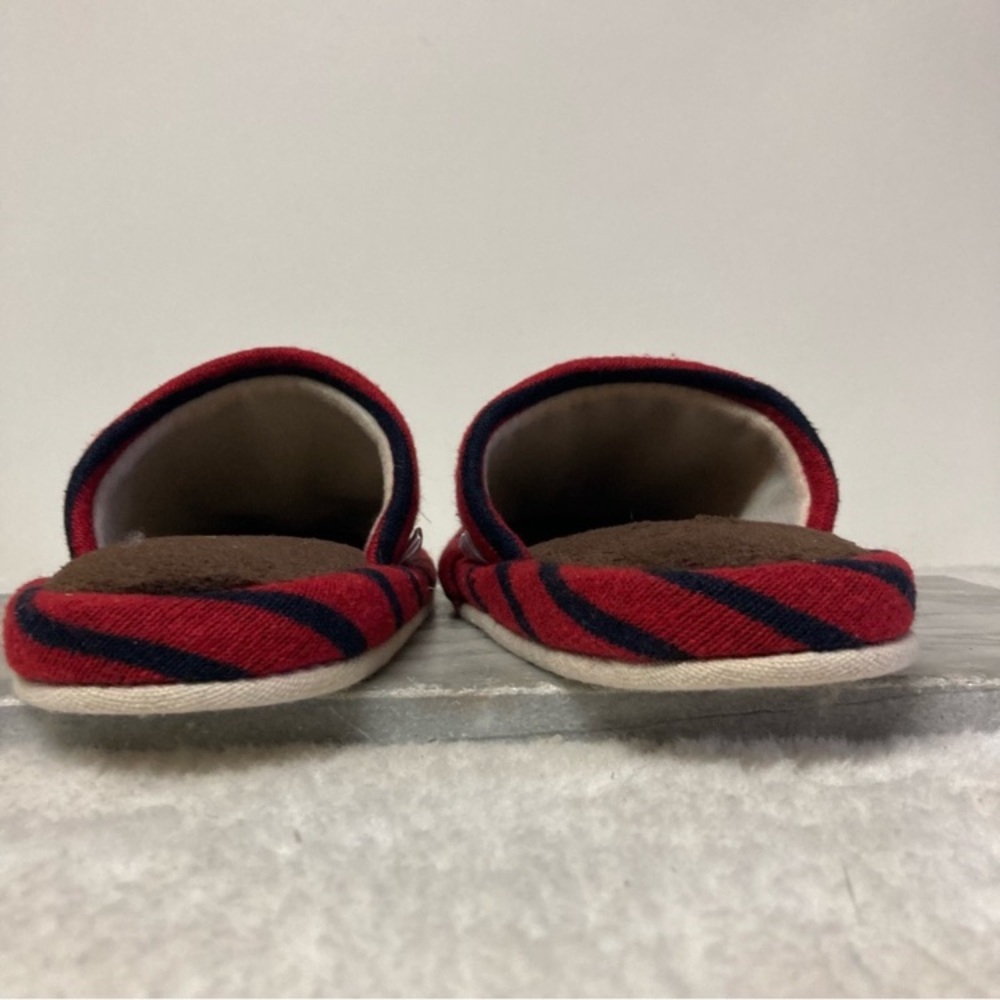 Hello Kitty Slippers Embroidered Red Striped Sz 7… - image 6